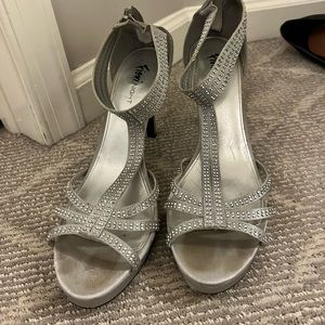 Silver studded stilettos